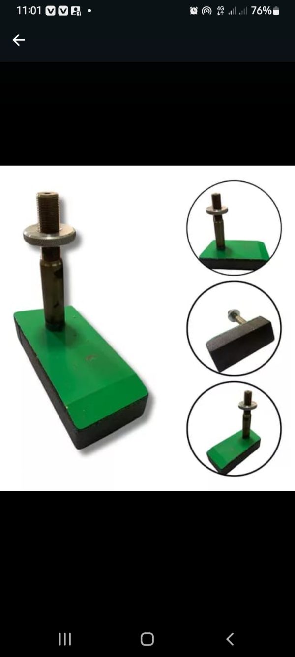 Silage harvester sharpening stone & guide